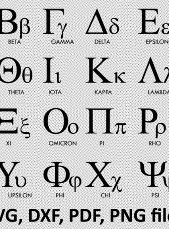 Алфавит греческий