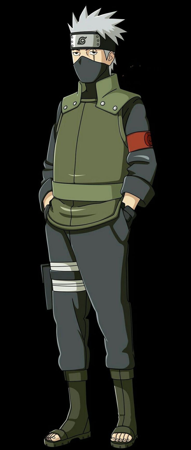 Какаши сенсей в полный рост