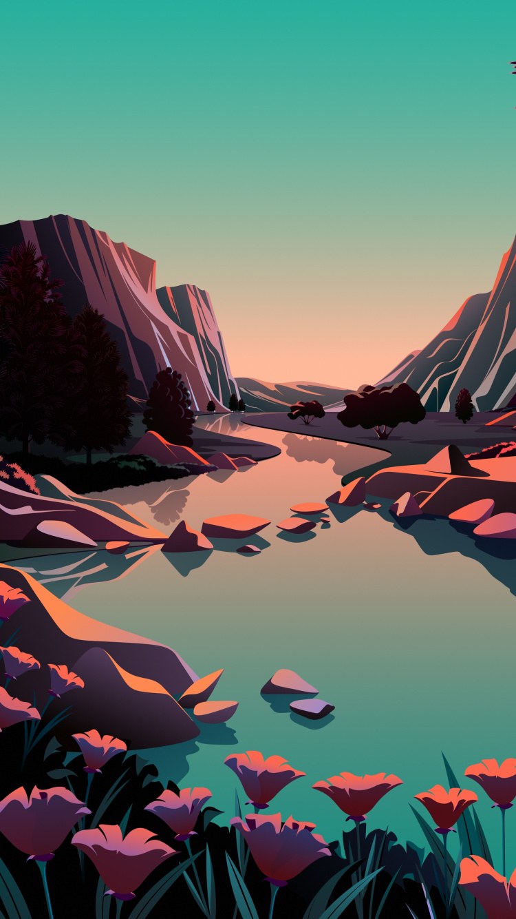 Красивый рабочий стол на IOS 14