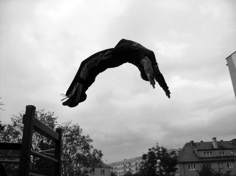 Сальто с крыши