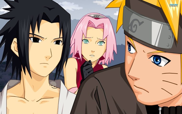 Наруто Узумаки и Саске и Сакура