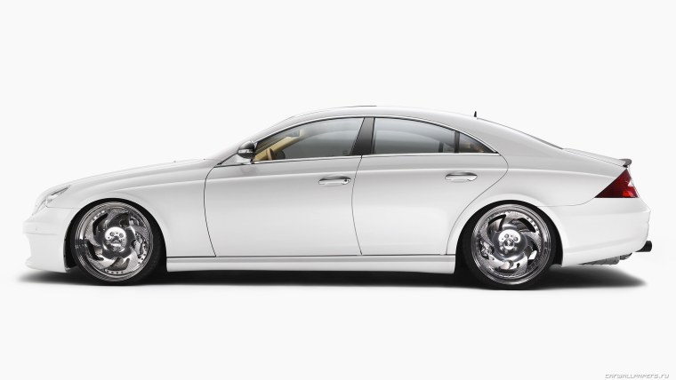 Мерседес s класс сбоку белая