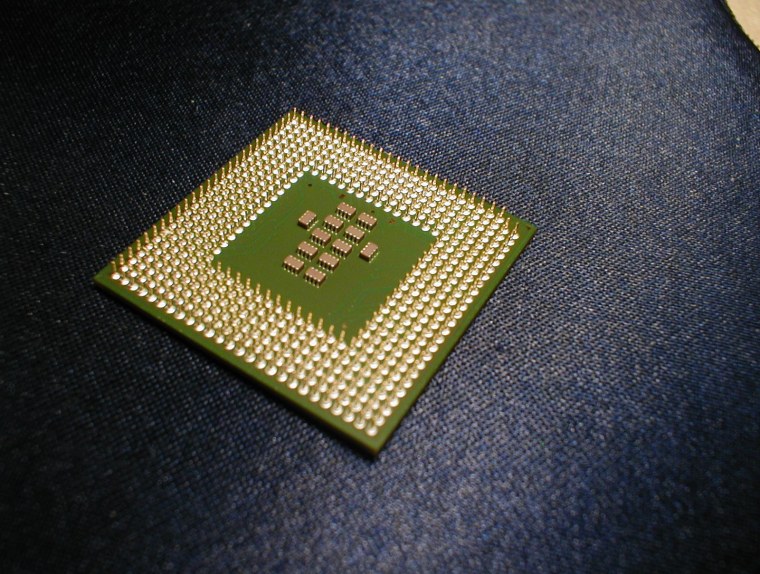 Процессор сверху