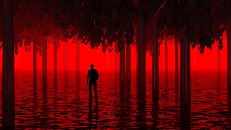 Красный фон Эстетика