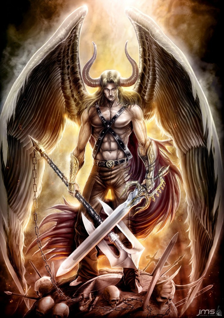 Крылья ангела в огне