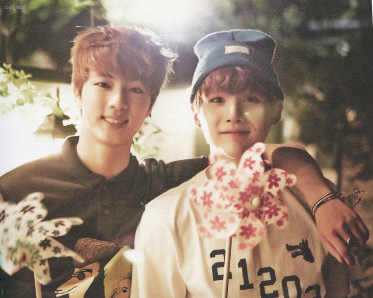 БТС мин Юнги и Джин