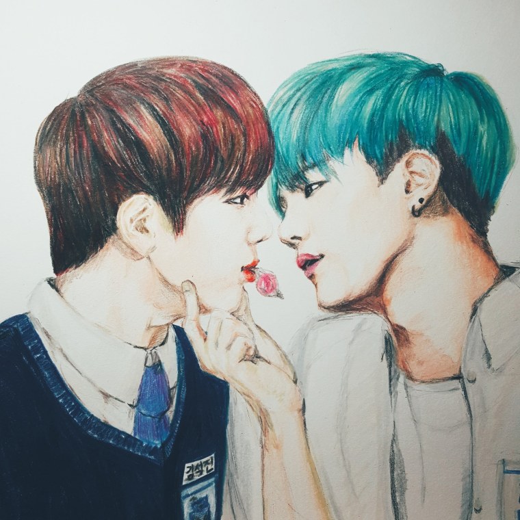 Юнджины БТС арт