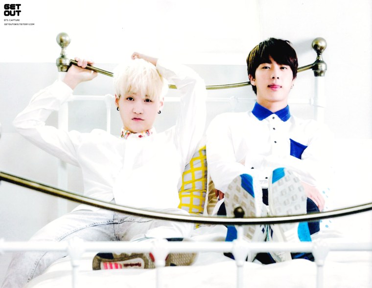 Джин и Юнги из БТС