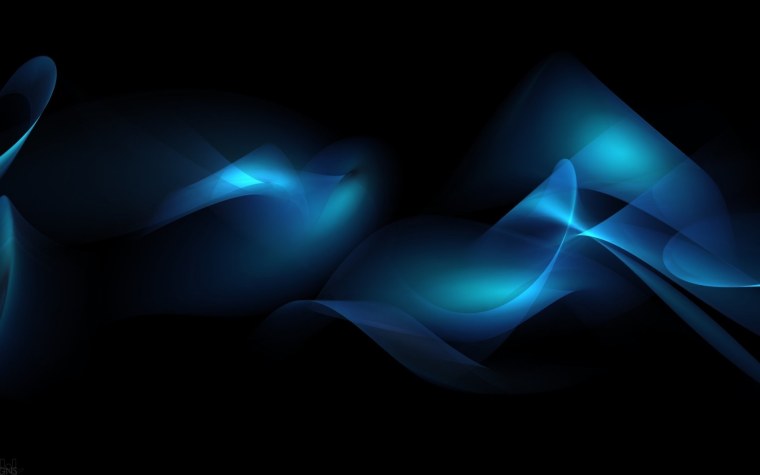 Синяя абстракция на рабочий стол