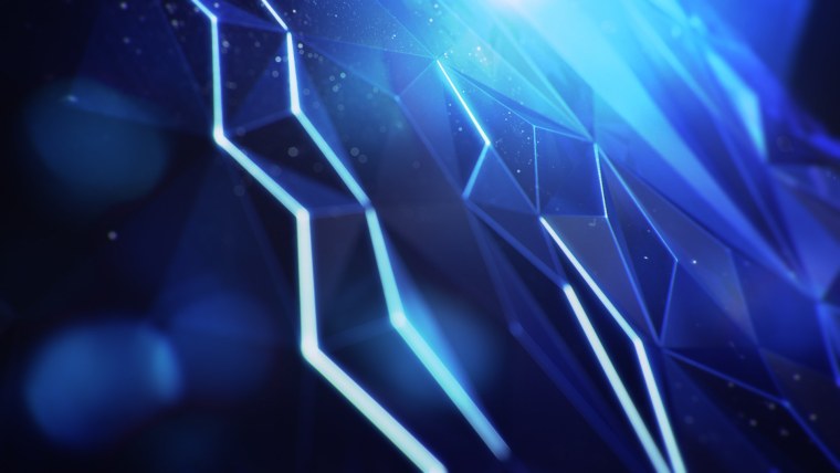 Синяя абстракция