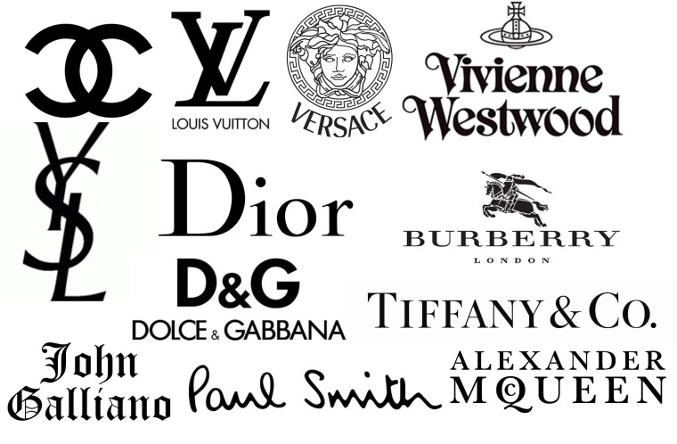 Логотипы модных домов