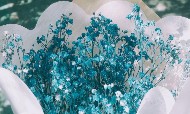 Эстетика синего и голубого коллаж