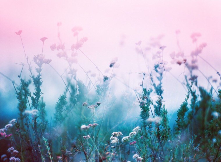 Голубой фон Эстетика