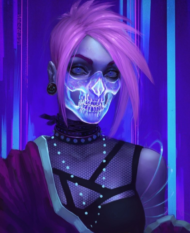 Cyberpunk 2077 скелет