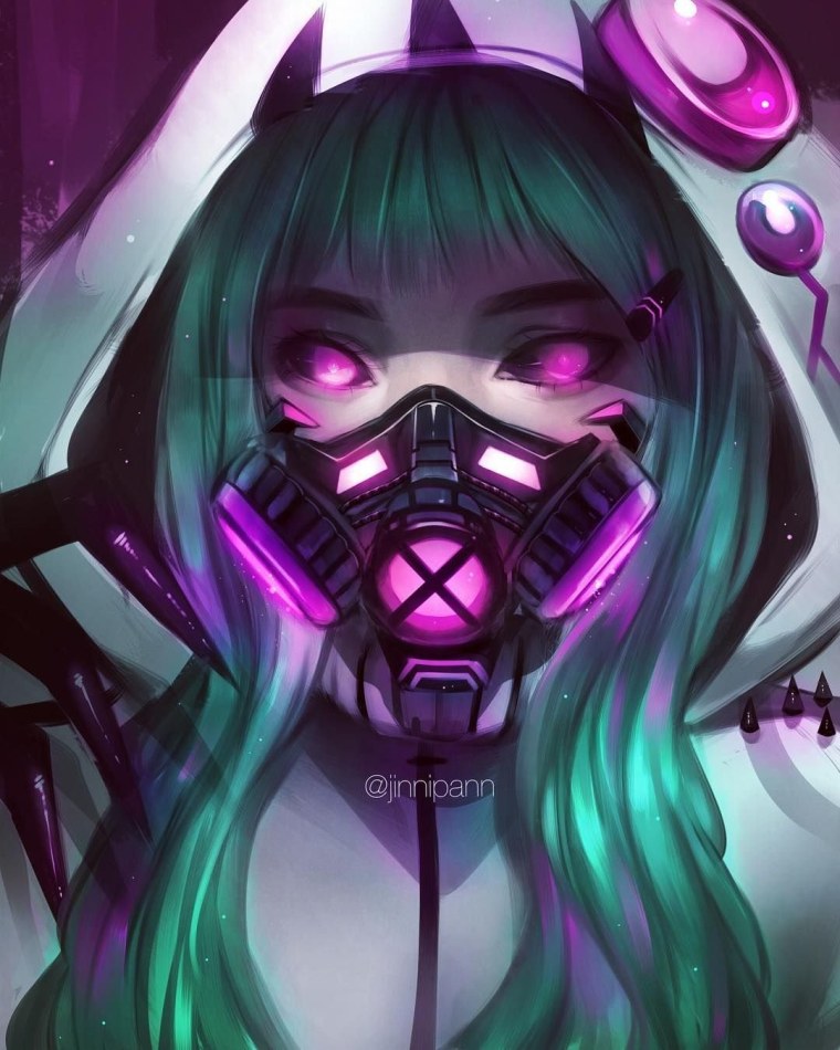 Респиратор Cyberpunk Art