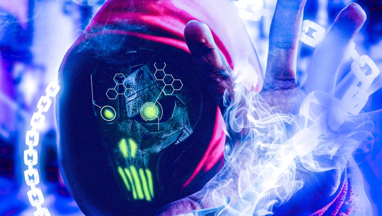 Аватар в стиле киберпанк