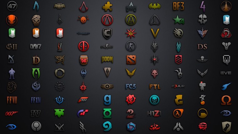 Логотипы игр с названиями