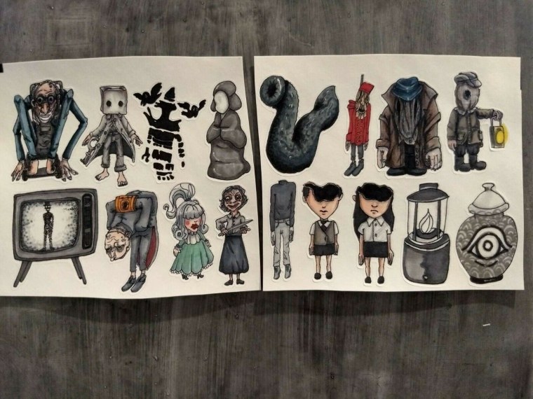 Стикеры little Nightmares 2