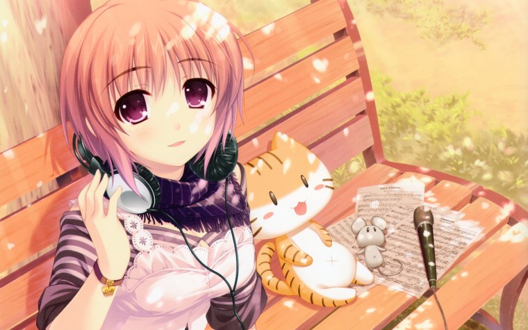 Аниме девушки милые