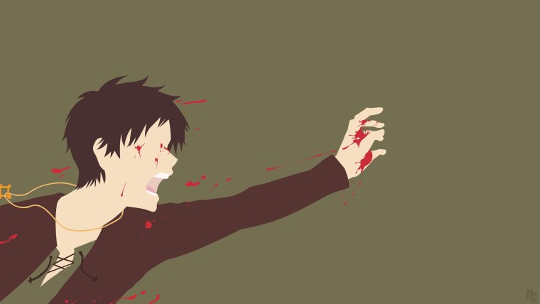 Minimalist anime атака титанов