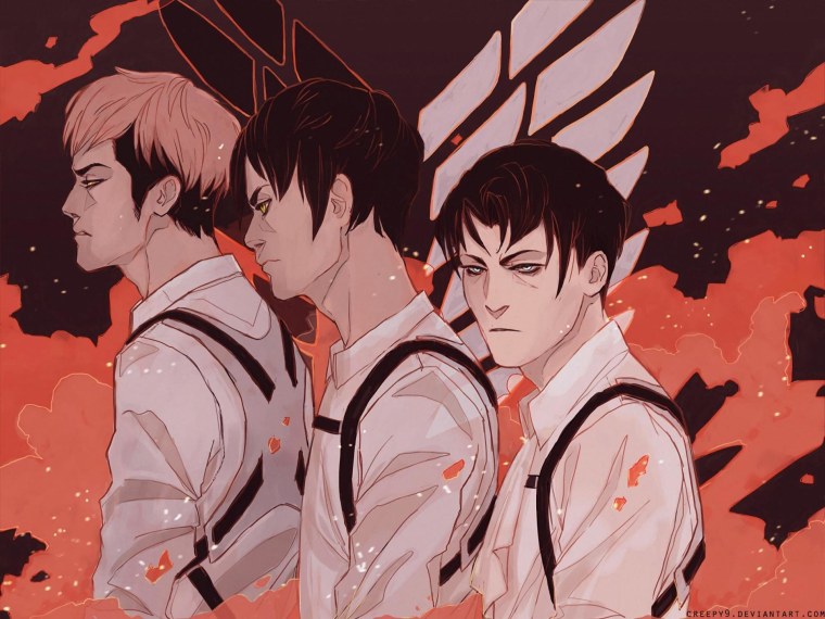 Токийский гуль и атака титанов