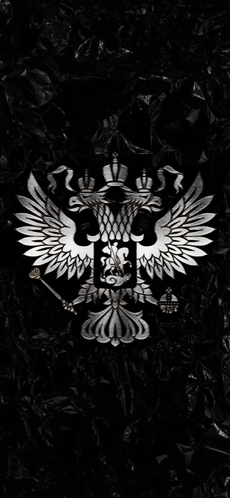 Герб на черном фоне