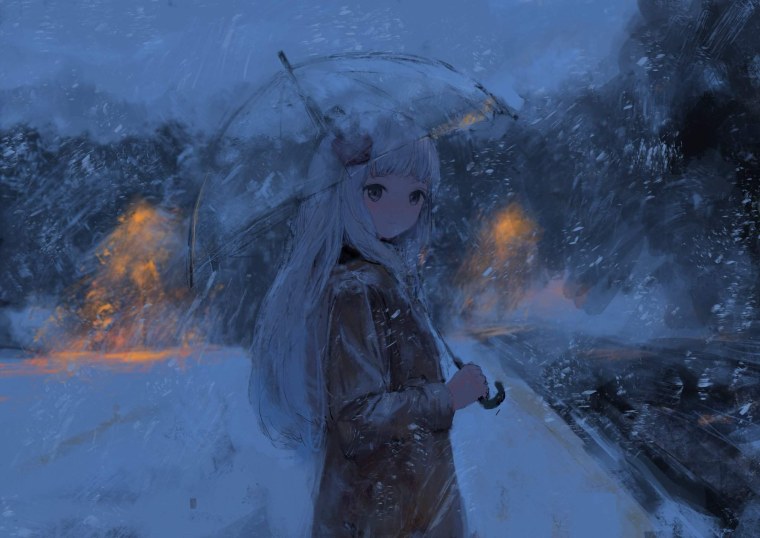 Аниме зимой