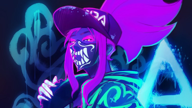 K/da Akali Neon