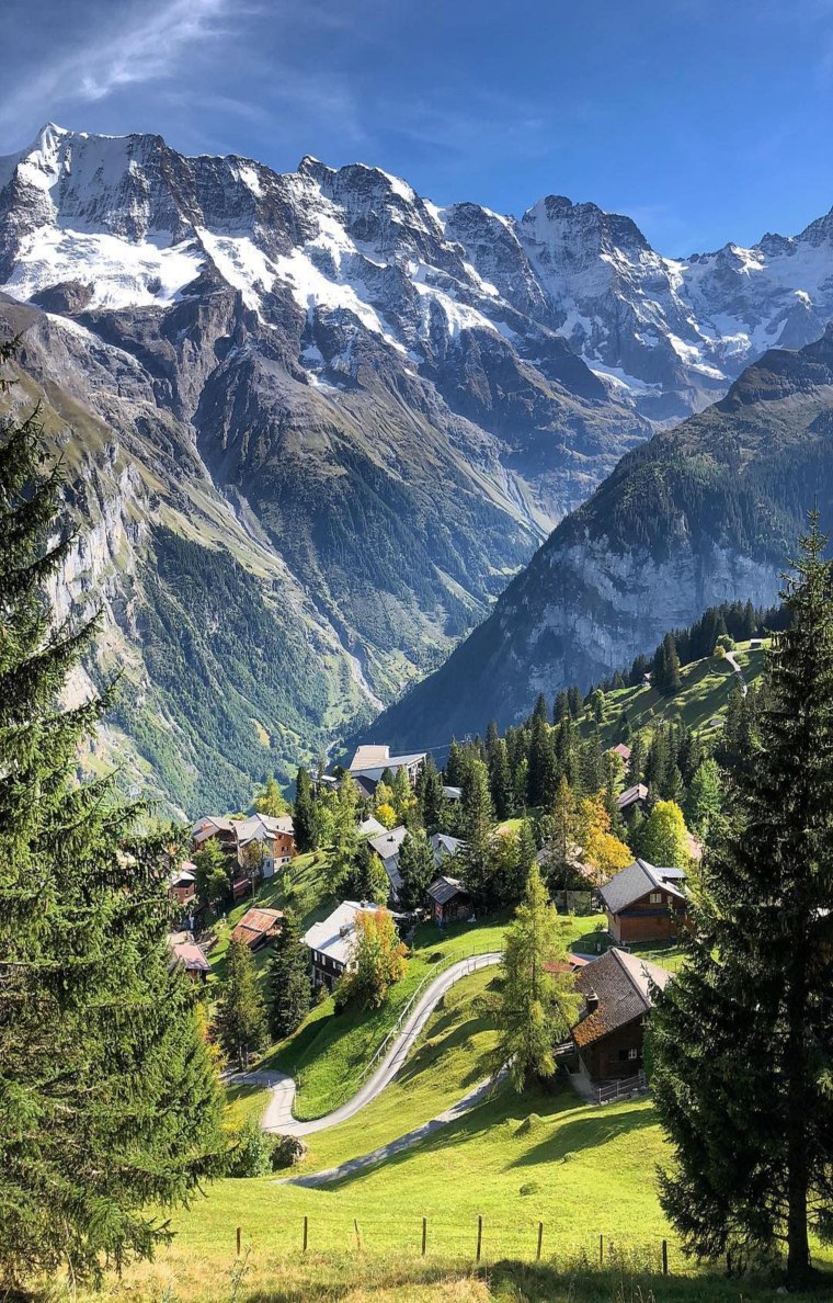 Природа Швейцарии Альпы