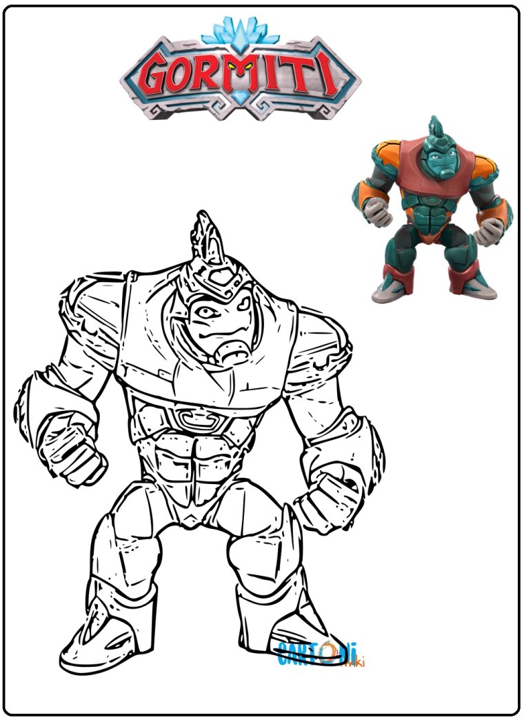 Гормити раскраска