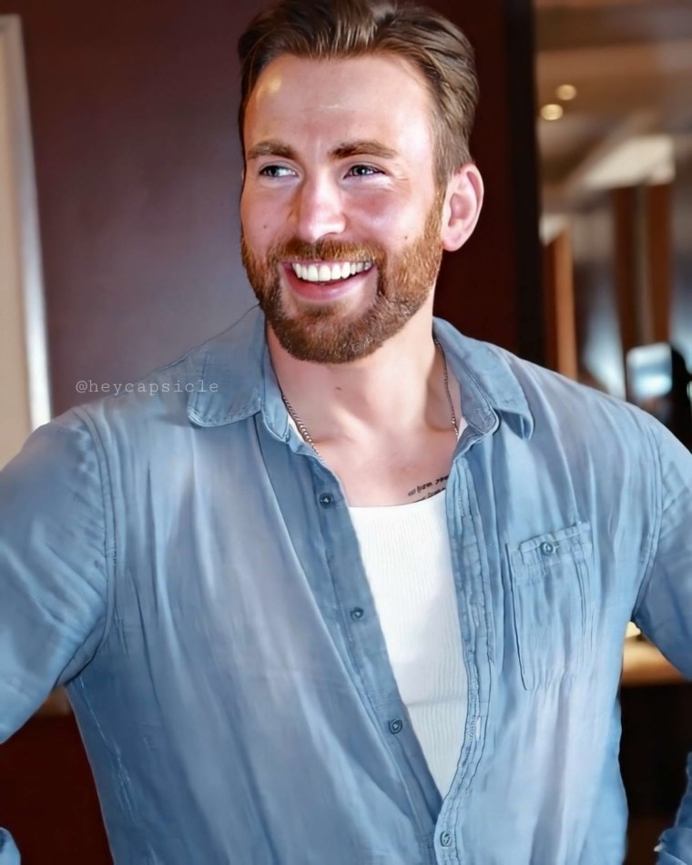Chris Evans handsome