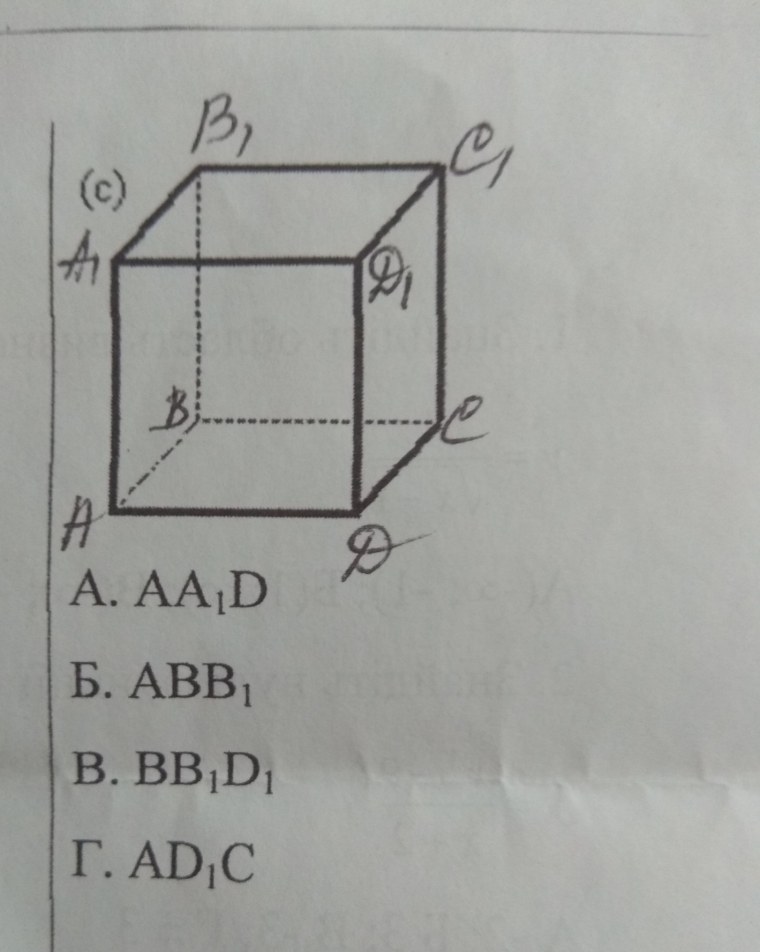 Куб с осями вращения