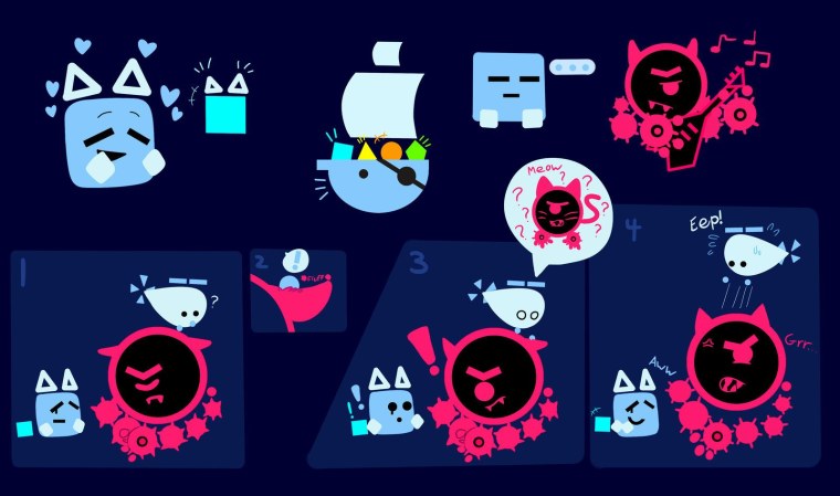 Just Shapes and Beats Бликсер и куб