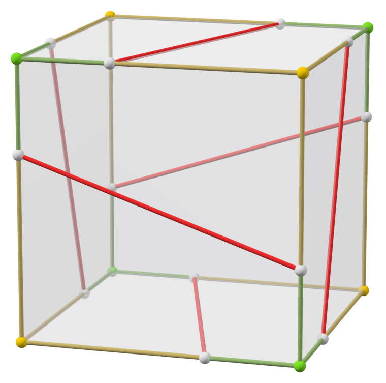 Дан куб.определите на расстоянии от точки в