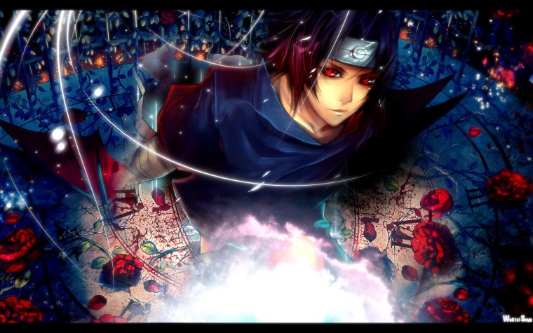 Саске Учиха арт крутой