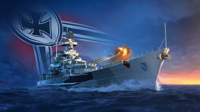 Корабль Миссури в World of Warships