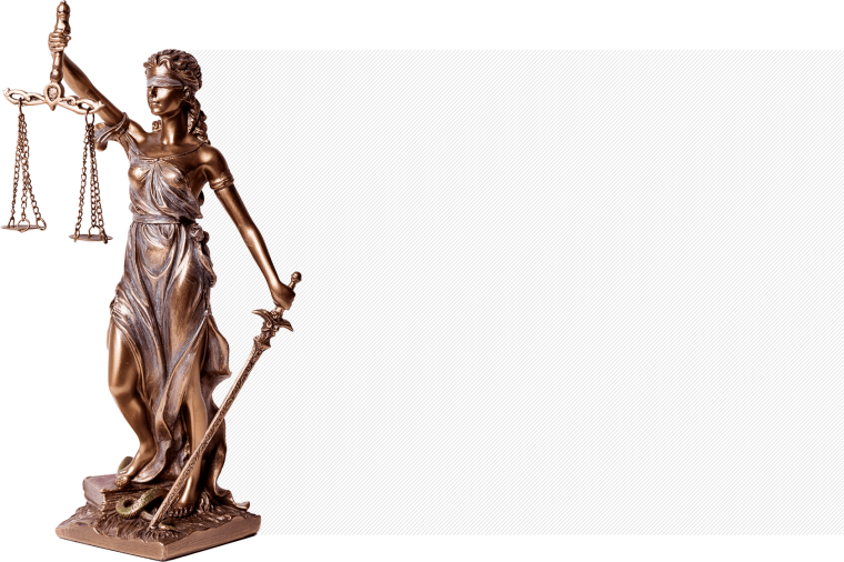 Фемида на прозрачном фоне