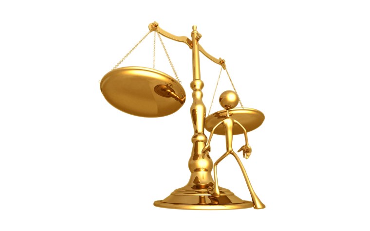 Юрист на прозрачном фоне