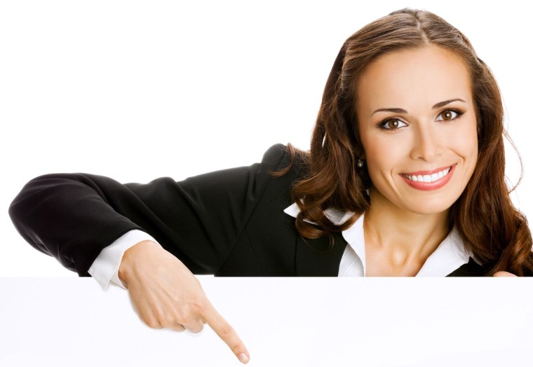 Человек показывает вниз