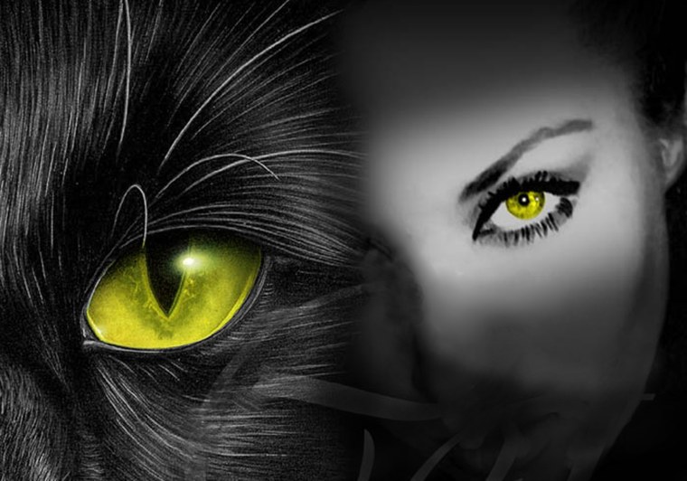Женщина с кошачьими глазами
