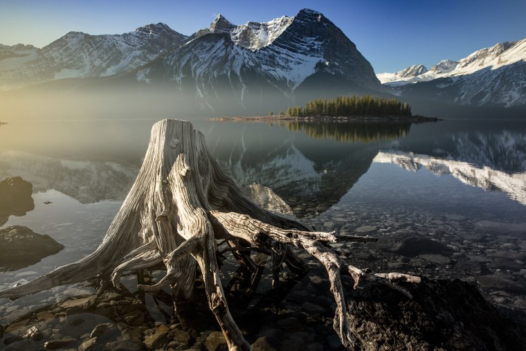 Верхнее озеро Кананаскис край