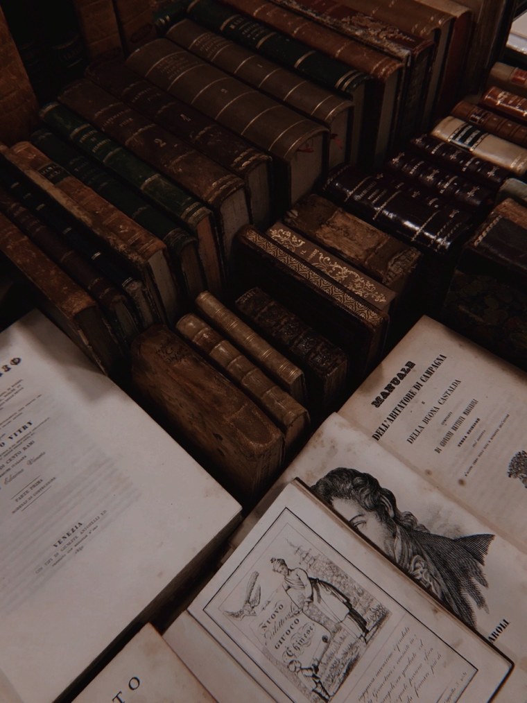 Dark Академия aesthetic книги