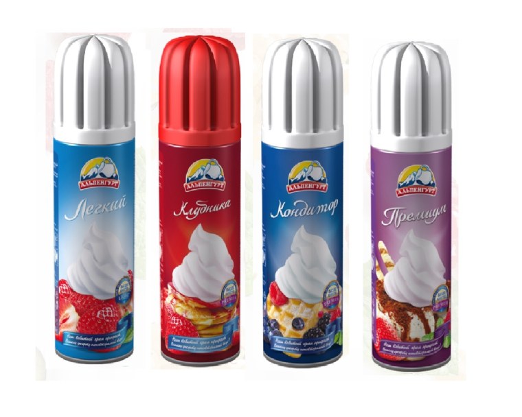 Взбитые сливки в баллоне Альпенгурт