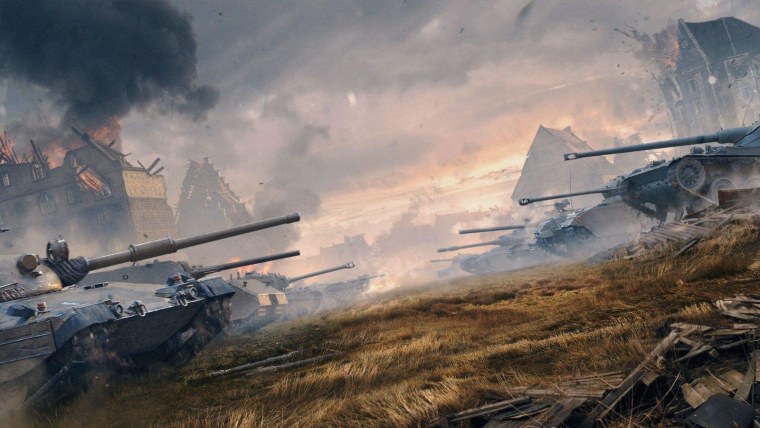 World of Tanks Blitz бой