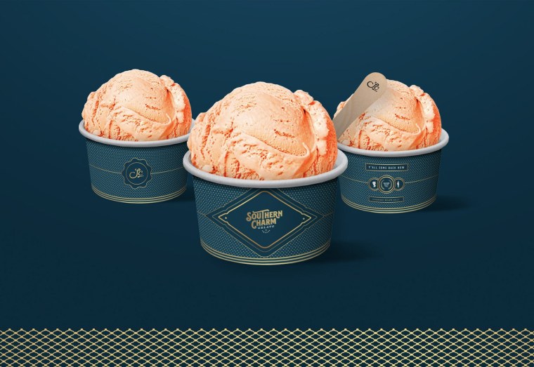 Мороженое джелато упаковка