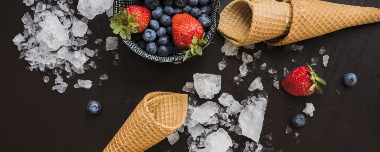 Черное мороженое