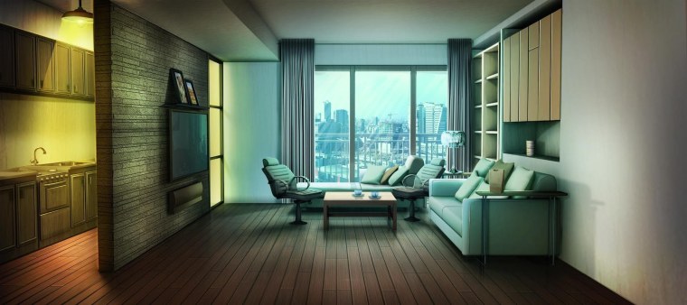 Аниме фон квартира