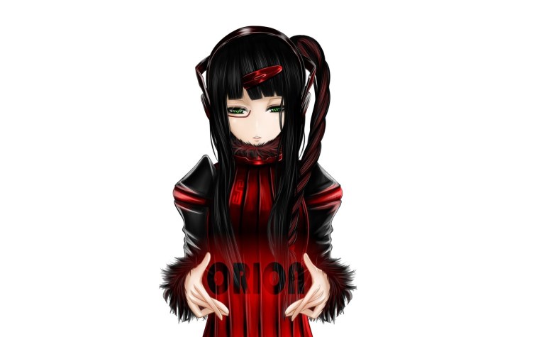 Аниме на черном фоне