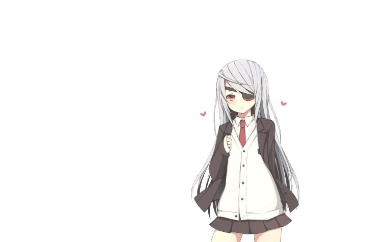 Аниме на белом фоне