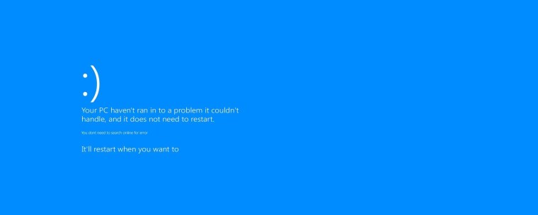 BSOD синий экран смерти